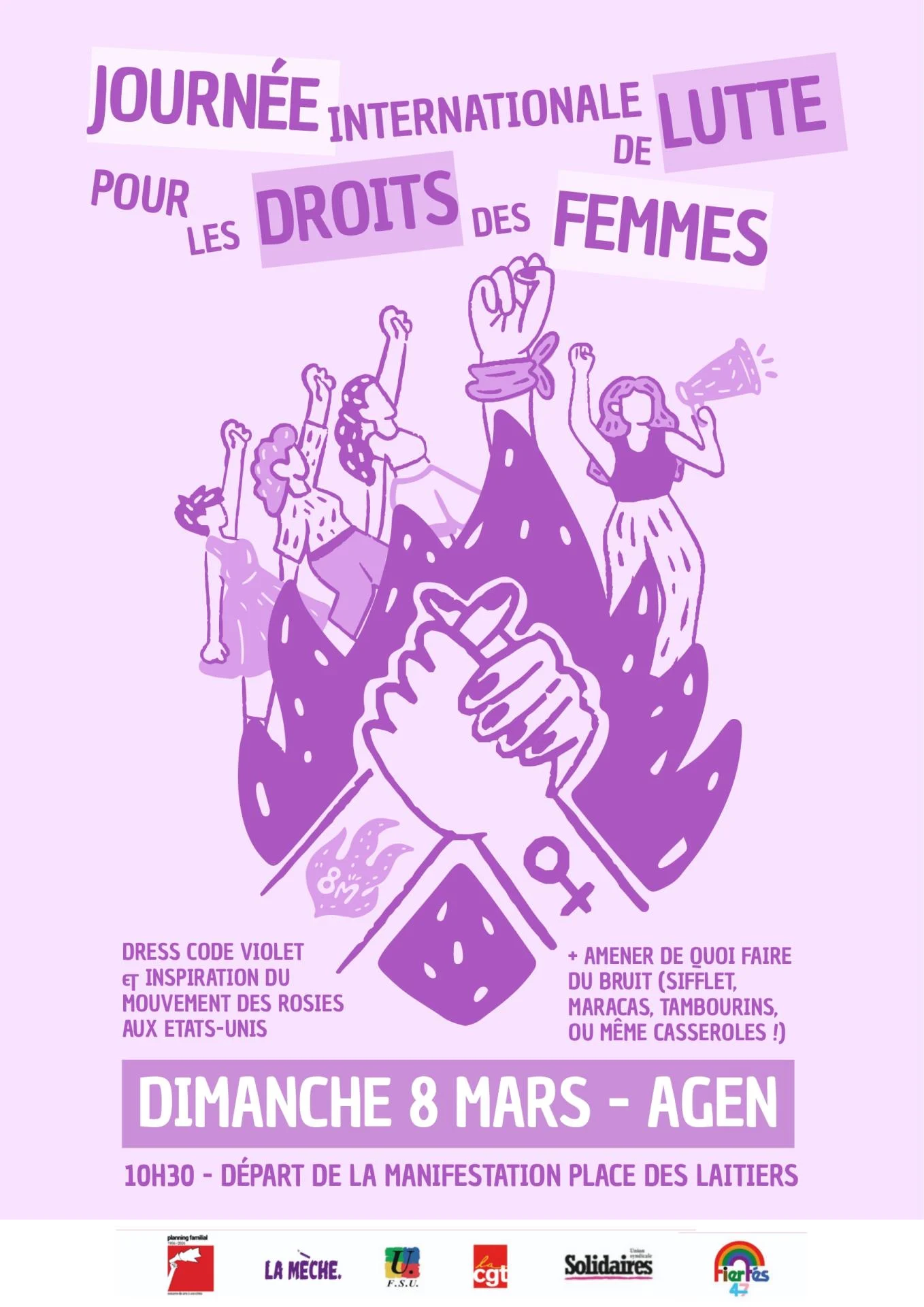 Le 8 mars : on se mobilise